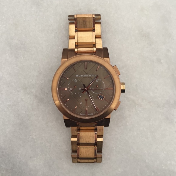 Burberry Watch - The City Taupe Check - Picture 10 of 12